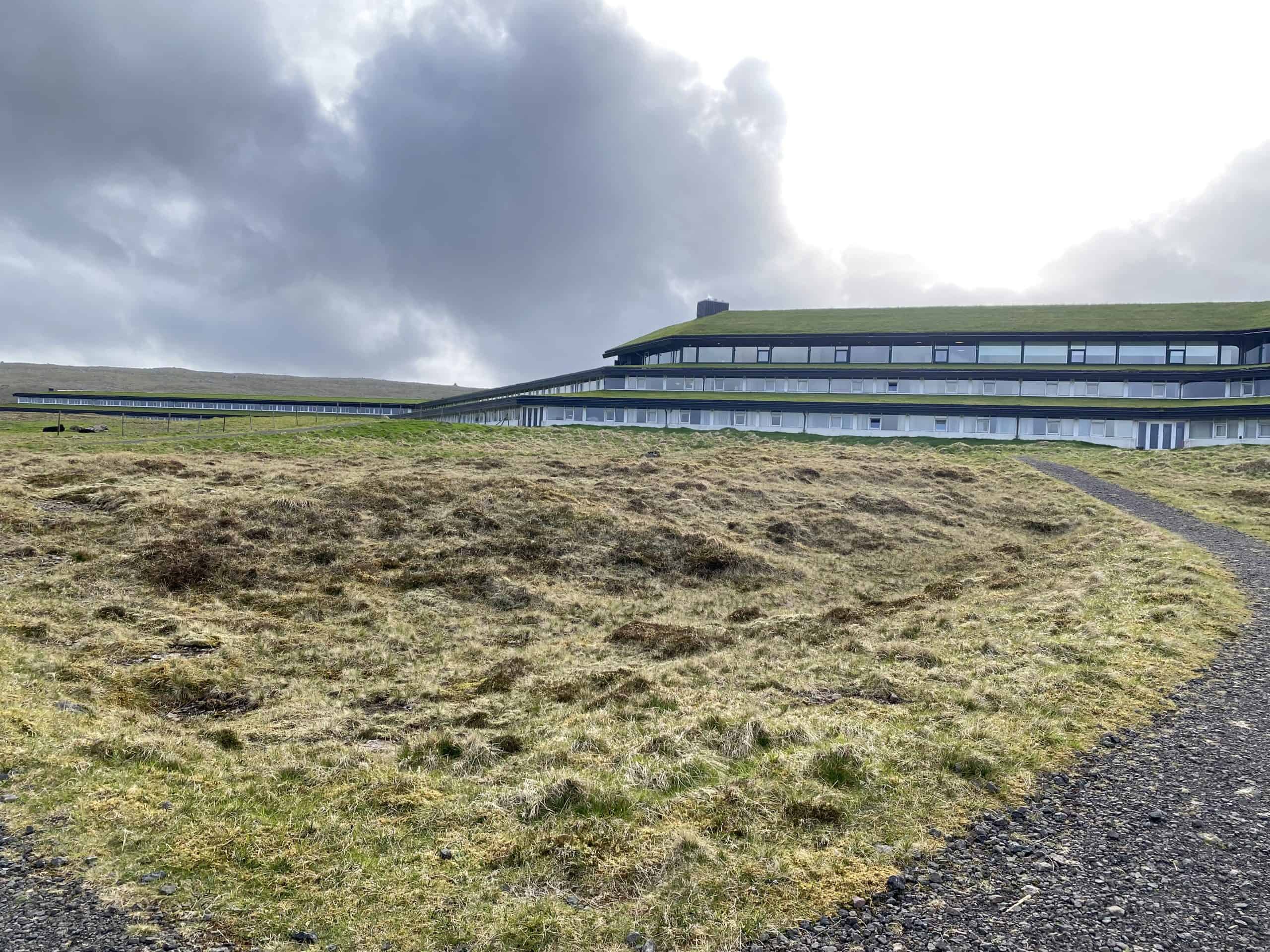 Pathway to Hotel Foroyar Faroe Islands